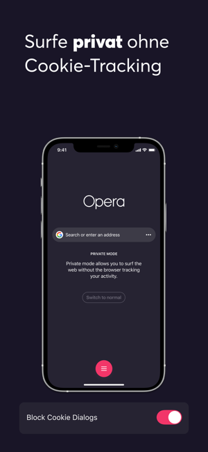 ‎Opera: schnell & privat surfen Screenshot