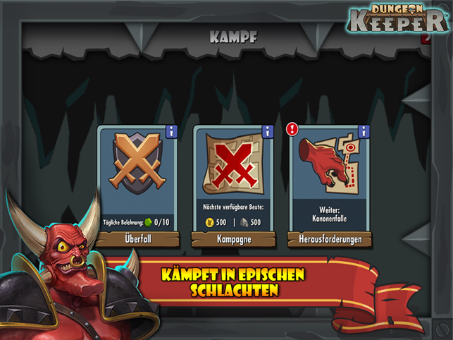 ‎Dungeon Keeper Screenshot