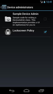 Lockscreen Policy (<= KitKat) Screenshot
