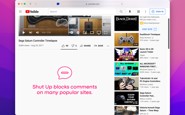 ‎Shut Up: Comment Blocker Screenshot
