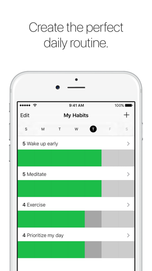 ‎Momentum Habit Tracker - Routines, Goals & Rituals Screenshot