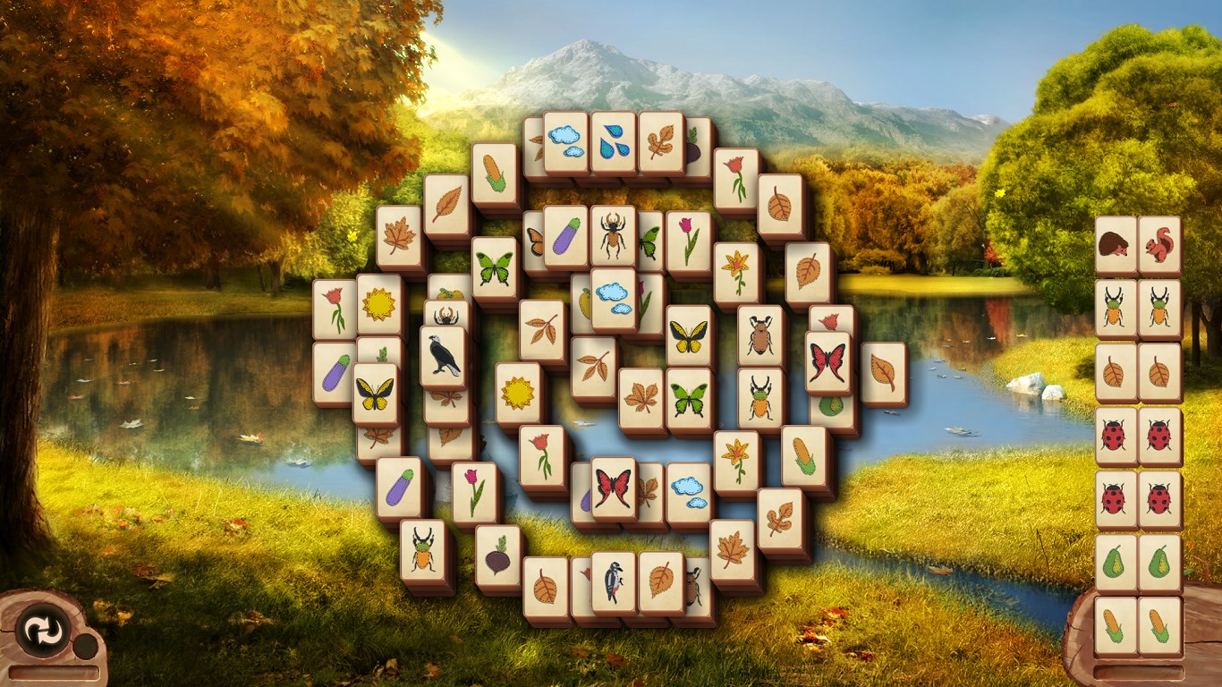 Microsoft Mahjong Screenshot