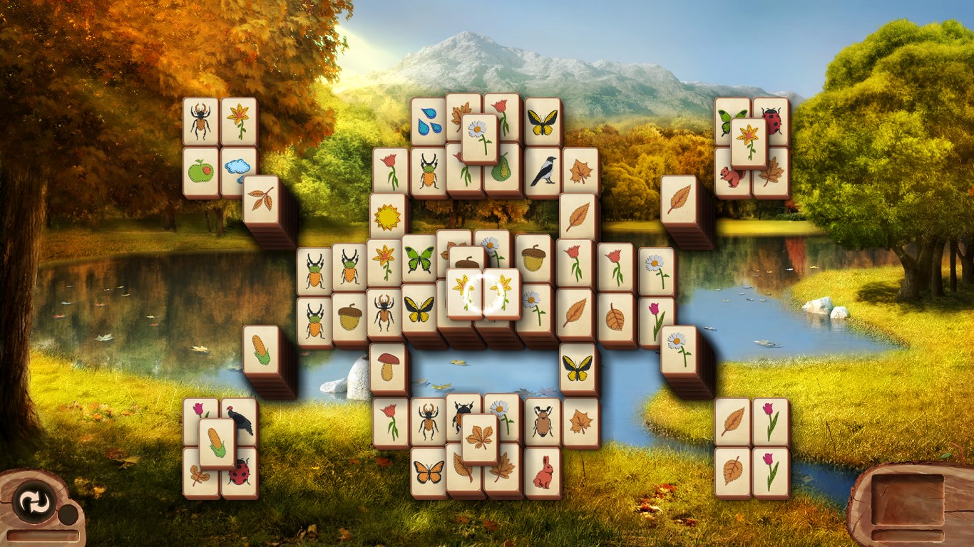 Microsoft Mahjong Screenshot