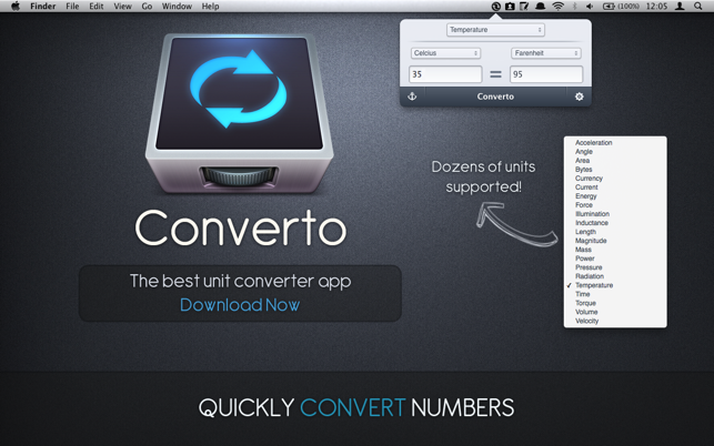 ‎Converto - The Unit Converter Screenshot