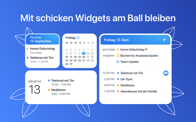 ‎Calendars: Kalender und Planer Screenshot