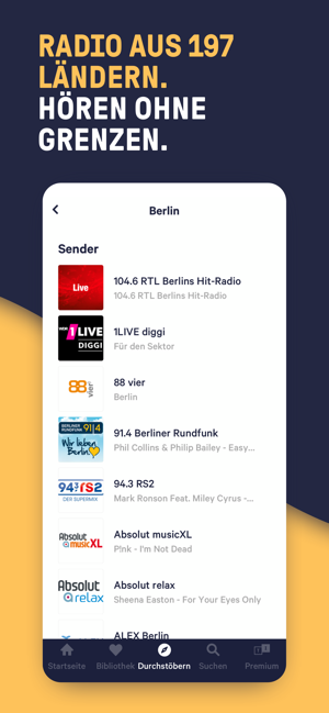 ‎TuneIn Radio Pro Screenshot