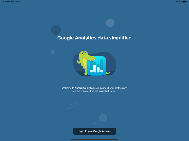‎Numerico - Analytics widget Screenshot