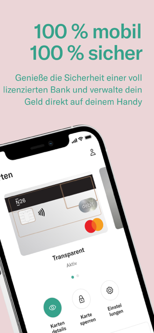 ‎N26 – Die mobile Bank Screenshot