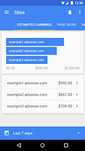 Google AdSense Screenshot