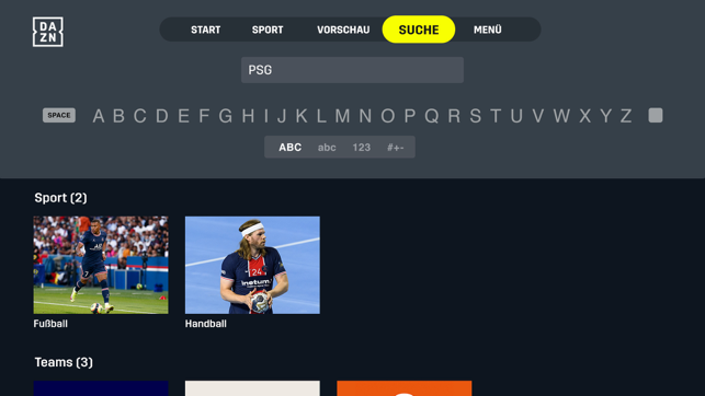 ‎DAZN Sport Live Stream Screenshot