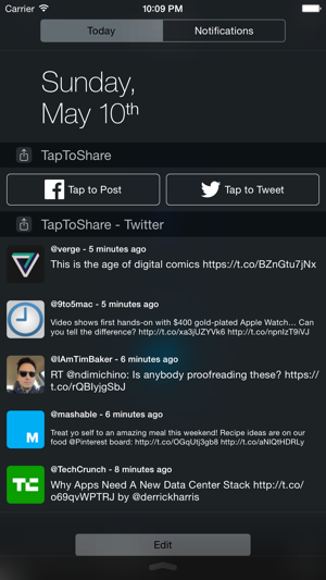 ‎TapToShare Screenshot