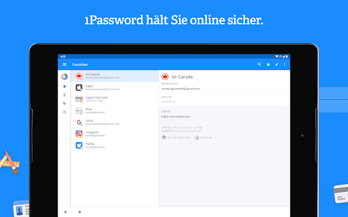 1Password - Passwort-Manager Screenshot