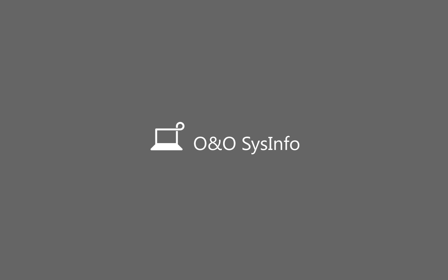 O&O SysInfo Screenshot