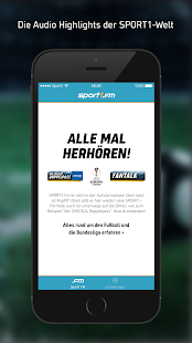 SPORT1.fm – Deine Fußballwelt für unterwegs Screenshot