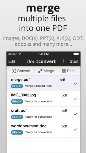 CloudConvert Screenshot