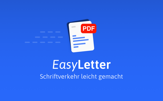 ‎EasyLetter - Briefe erstellen Screenshot
