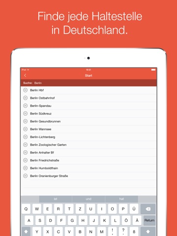 Departure - Dein persönlicher Fahrplan für Bus und Bahn Screenshot