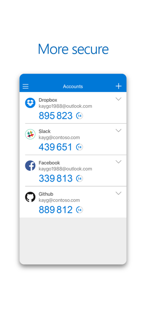 ‎Microsoft Authenticator Screenshot
