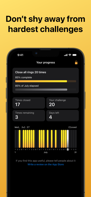 ‎Fitness Challenge Tracker Screenshot