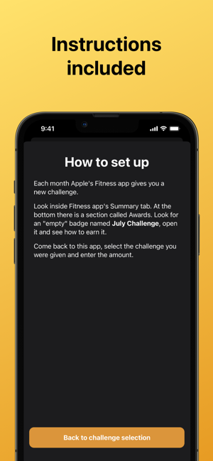 ‎Fitness Challenge Tracker Screenshot