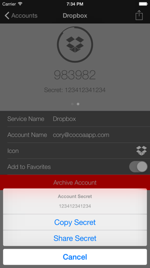 ‎Lockdown - A better two-factor authentication experience Screenshot