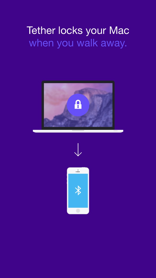 Tether - The wireless leash to your Mac. Screenshot